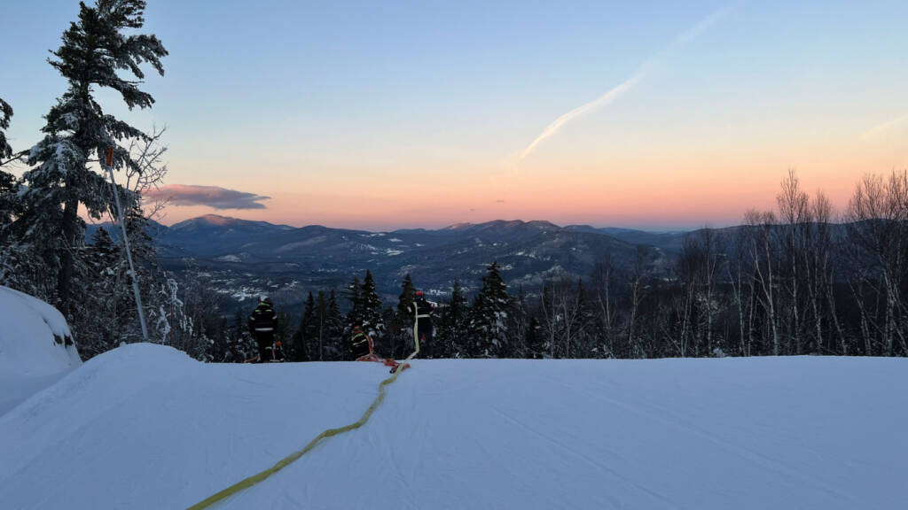 View of horizon at dusk