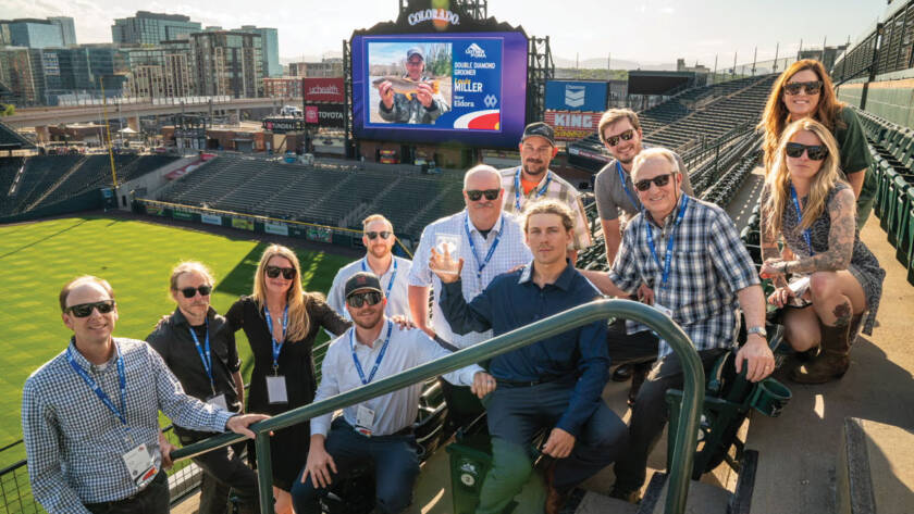 Team Eldora group photo accepting award