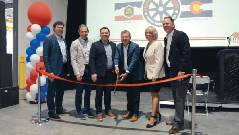 Group photo at ribbon cutting ceremony