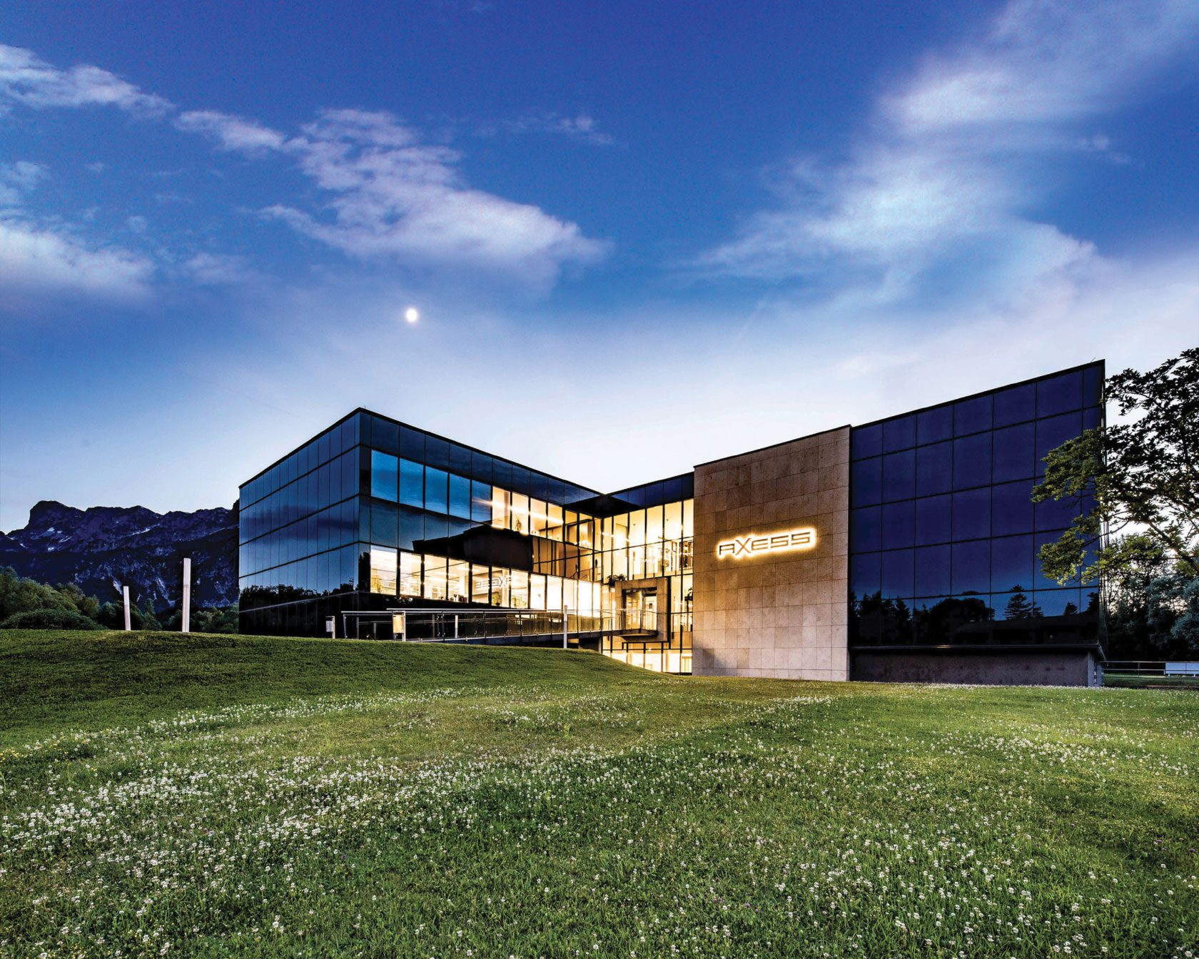 Street level view of Axess AG Austria headquarters