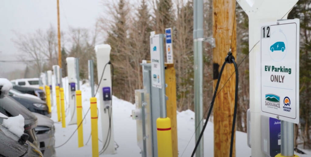 EV Chargers at Saddleback Ski Area